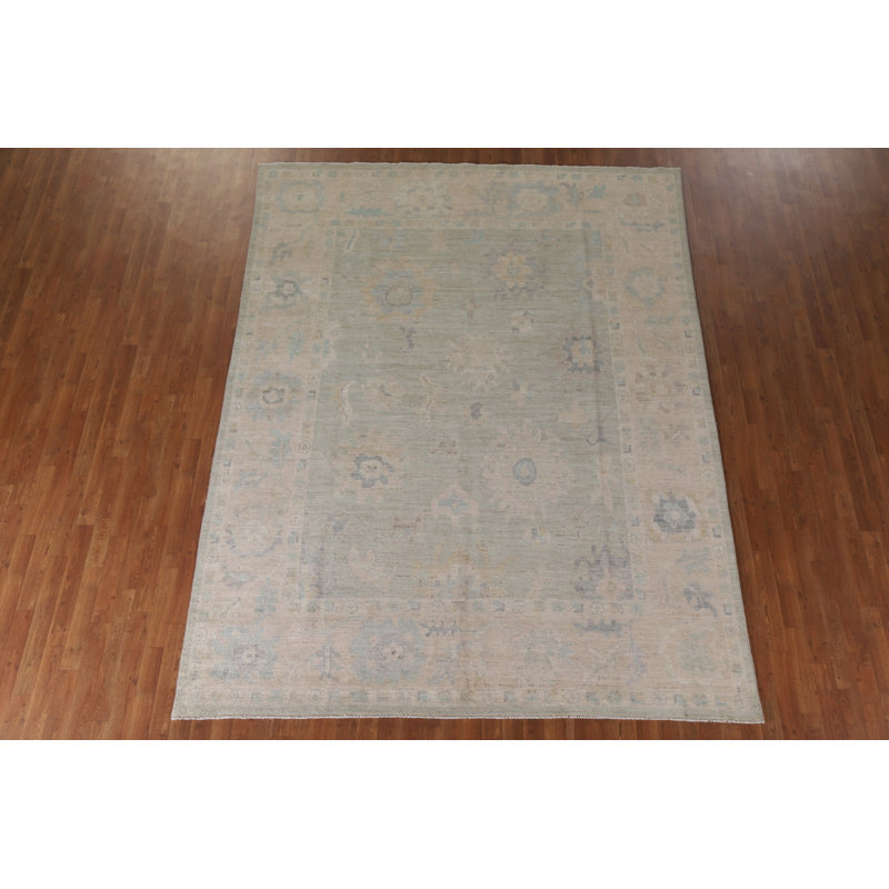 Vegetable Dye Oushak Handmade Area Rug 8x10