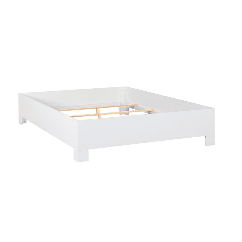 Cadre de lit standard 16 po, Blanc, Complète