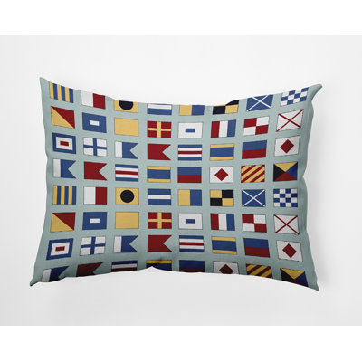 Nantucket Outdoor Reversible Throw Pillow