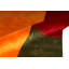 Hand-Knotted High-Quality Red and Orange Area Rug
