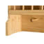 Wall-Mounted Dish Rack MADELEINE Bamboo Light Brown