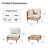 6-Person Patio Sectional Conversation Set With Cushions