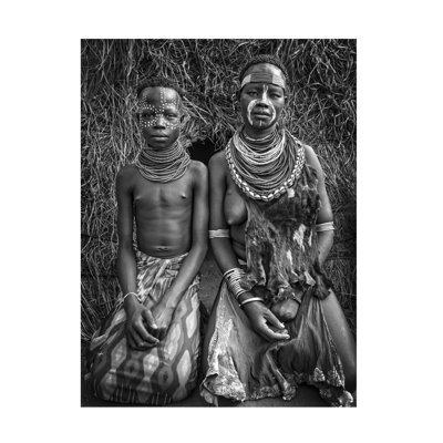 Joxe Inazio Kuesta Two Karo Tribe Girls Canvas Art