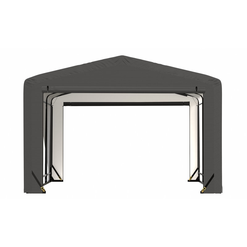 ShelterTube Wind and Snow-Load Rated Garage, 12x18x8 Grey