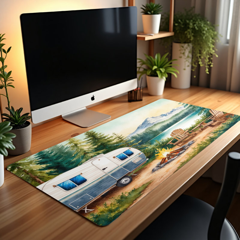 Polyester Desk Pad, 31.5x15.5