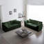 Ensemble de salon moderne avec canapé 2 pièces, causeuse et canapé rembourrés 2 pièces pour salon de bureau à domicile, ensemble de canapé 2 pièces-339311529