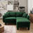 Sectionals Sofa, Living Room Set, L Shape Sofa, Boucle Fabric -119398192