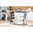 White Style Kitchen Island With Internal Storage And Power Supply, 54.5" X 27.97" 36.5", Rolling Cart Wheels Drop Leaf - Includes Outlet For Convenience-2085901765