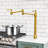 Deck Mount Pot Filler Faucet with 2 Handle-82647988