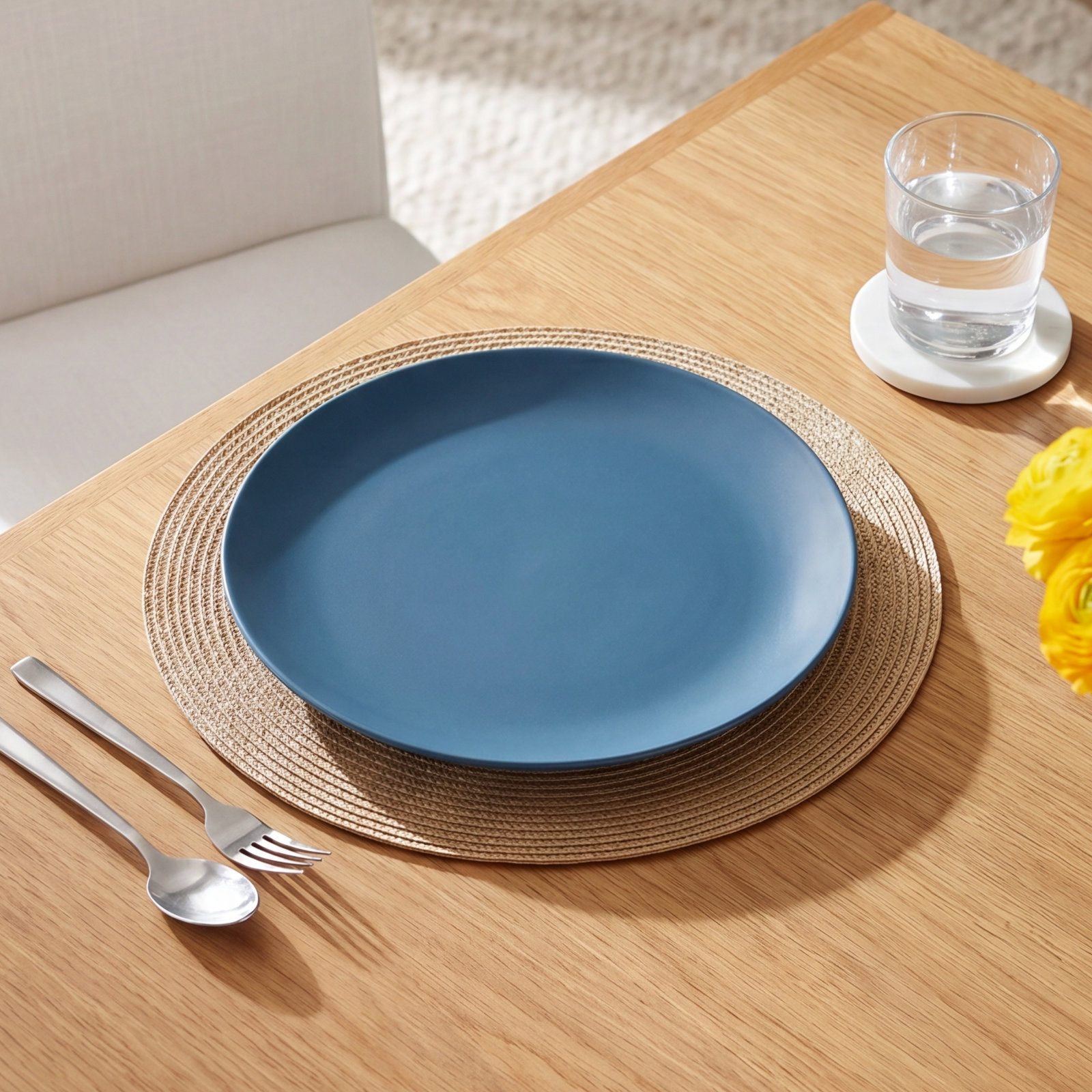 Orbit Platter, Aurora Blue