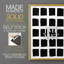 Impression carrée - Impression encadrée de qualité supérieure - Prêt à accrocher - Aucun clou requis - Aucun clou requis-1785139170-1785139169
