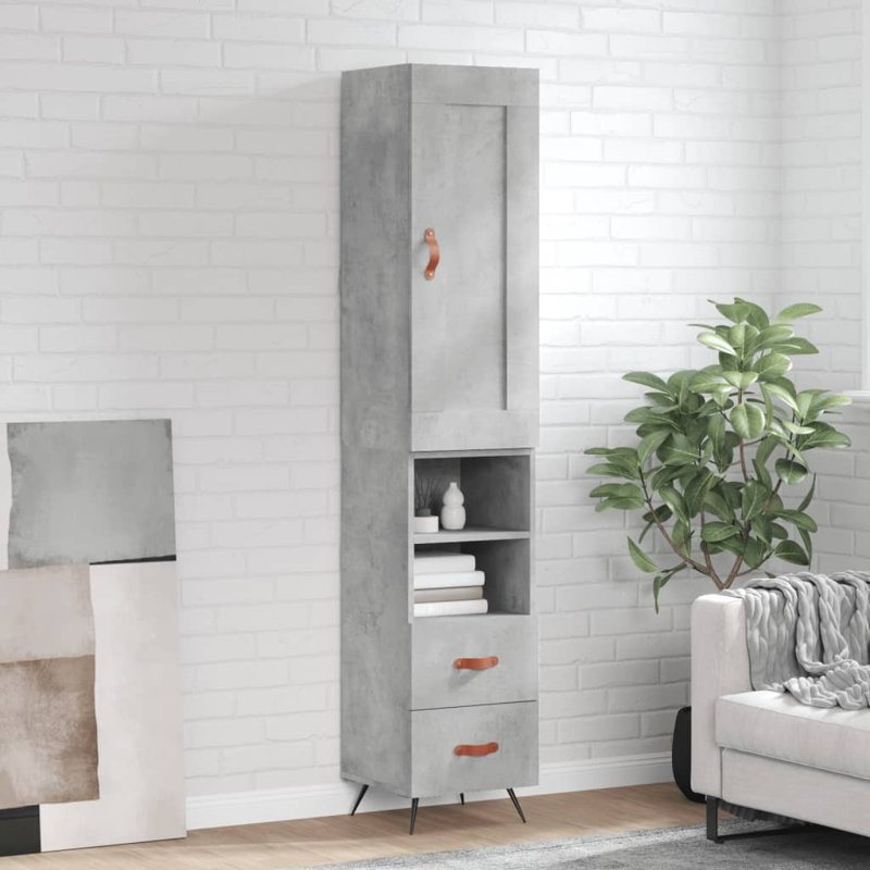 Malissa 34.5 Wide, Concrete Grey