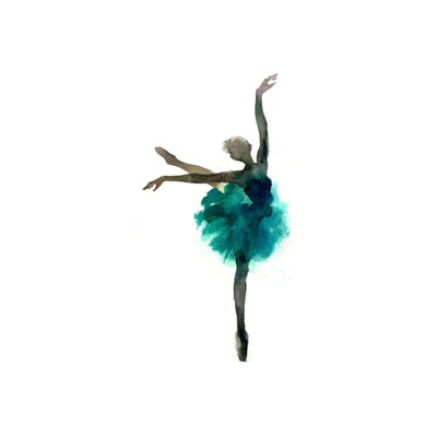 «The Color of Ballet IV» par Emma Brooks - impression sur toile tendue