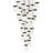Braxten 33 - Light Dimmable LED Square Chandelier-94314931