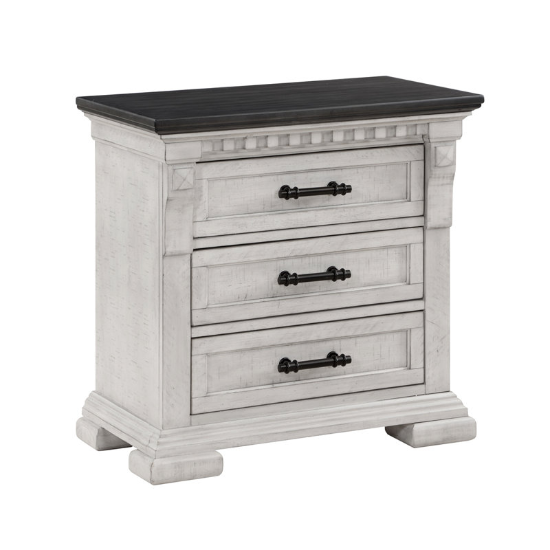 Table de chevet 3 tiroirs Faith