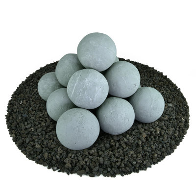 12'' x 19'' Ceramic Fire Pit Accessory