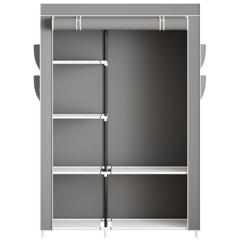45cm Portable Wardrobe, Black