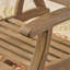 Chaise berçante d'extérieur en bois d'acacia avec panneau de pied rétractable, chaise berçante de patio à bascule