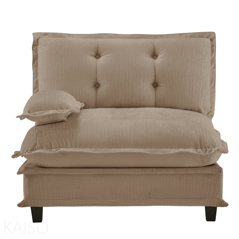 Canapé 73 Lsf Chenille - Brun clair, Light Brown, Orienté vers la gauche