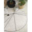 Handmade Tufted Round 5'3" Cotton Area Rug in Beige/Black