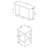Sohaan 3 - Person Trestle Dining Set-1547474493-1547474490