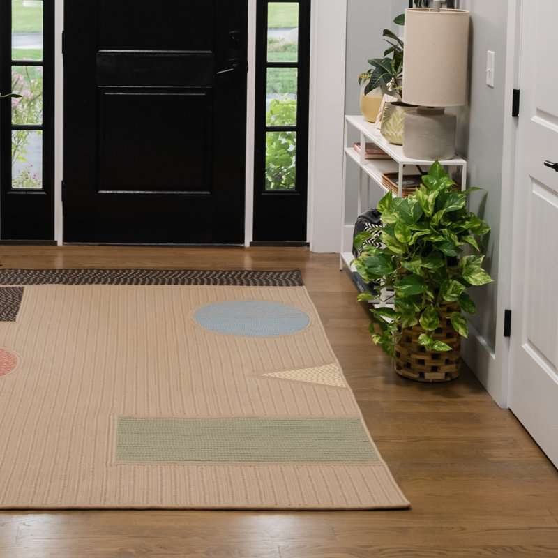 Tapis rectangulaire intérieur / extérieur Hamlen, Rectangle de 5 pi x 8 pi