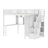 Gunjan Loft Bed with Bookshelf,Drawers,Desk,and Wardrobe-1069354027-1069354020