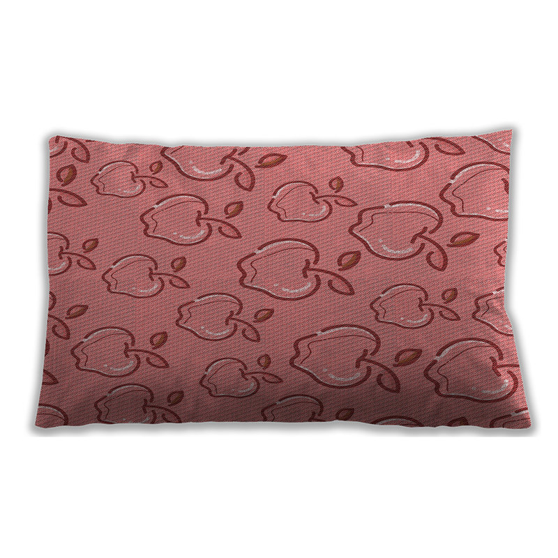 Coussin décoratif à motifs 1002, Rouge