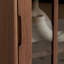 Armoire d'appoint en verre simple