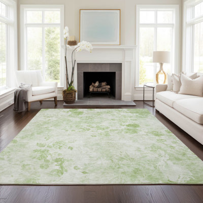Alta Washable Floral Indoor / Outdoor Rug
