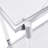 Modern Chrome Glass Side Table