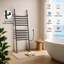 Leaning Towel Warmer Rack Large Capacity Leaning Design Towel Rack with Easy Setup Frame