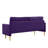 Brooklington 65-Inch Velvet Sofa With Metallic-Coloured Legs, Complete With Cushions,  For The Living Room Or Bedroom.-693360246