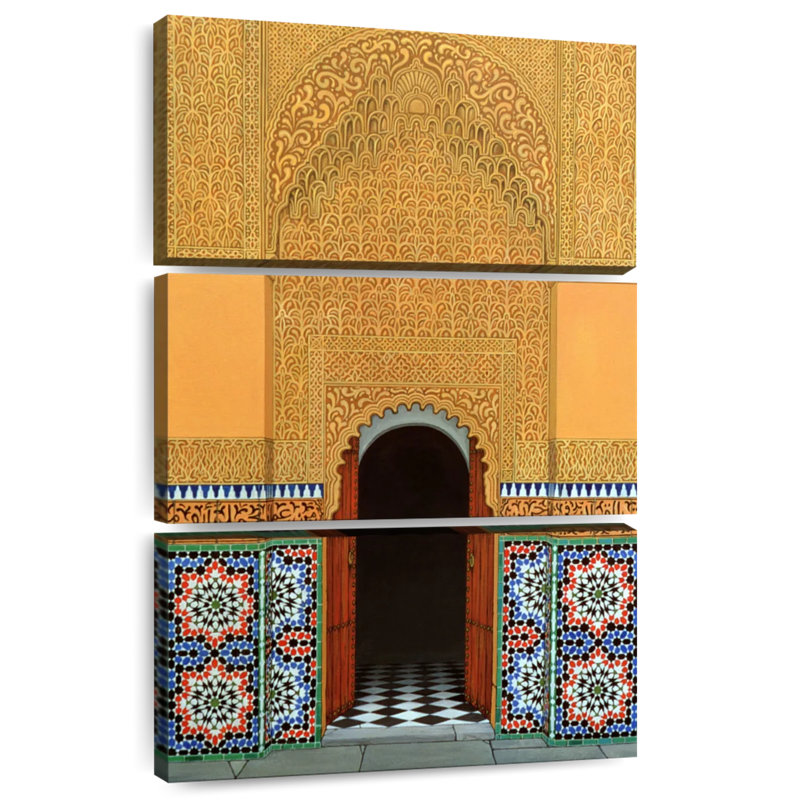 Nicci Door Marrakech, 50" H x 32" W