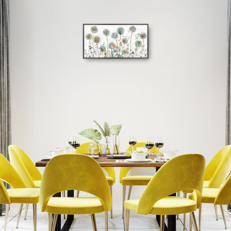 Whispers by Studio Arts Canvas Art Print, 55" W x 29" H, Steel Color Framed