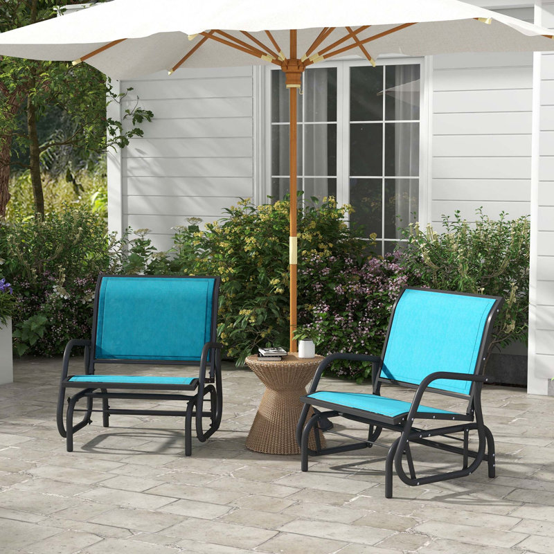 Balancelle polyvalente et confortable pour la détente en plein air, Bleu
