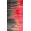 Tapis noir / rouge noué à la main de conception unique 12 pi 1 po x 15 pi 2 po