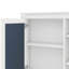 Armoire murale de salle de bain 32 "avec miroir, rangement pour pharmacie au-dessus de la toilette avec 3 tablettes réglables et porte miroir