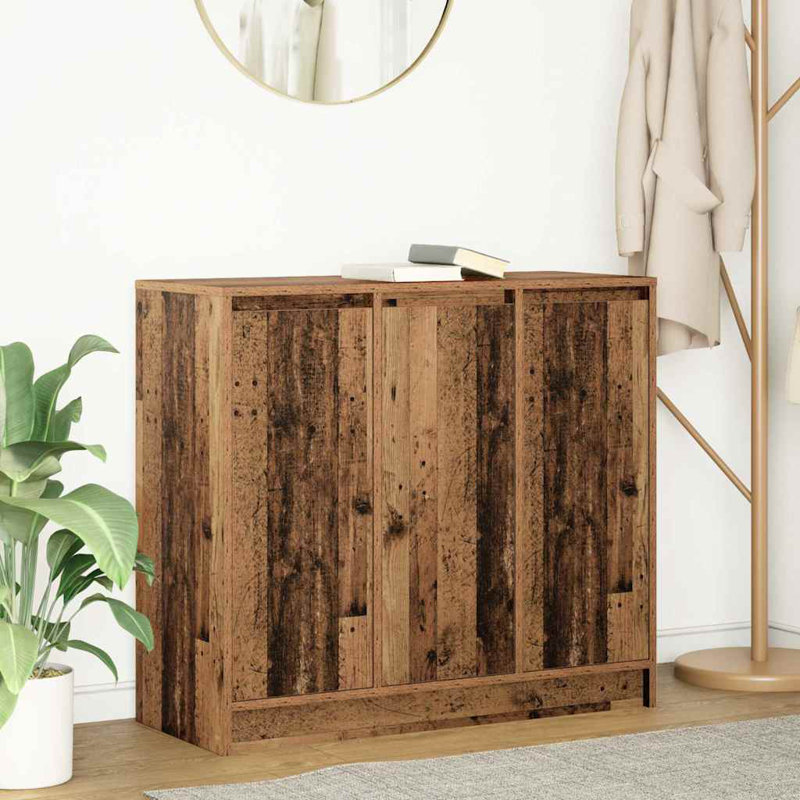 Sideboard 85X34x76 Cm Engineered Wood, Old Wood