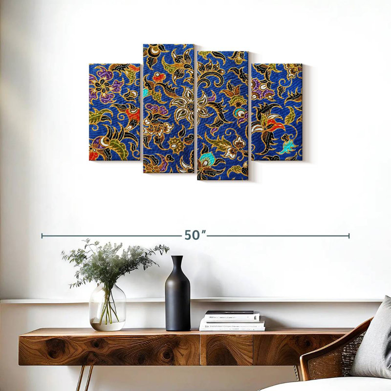 Batik indonésien traditionnel Harnek, H 22 po x l 36 po