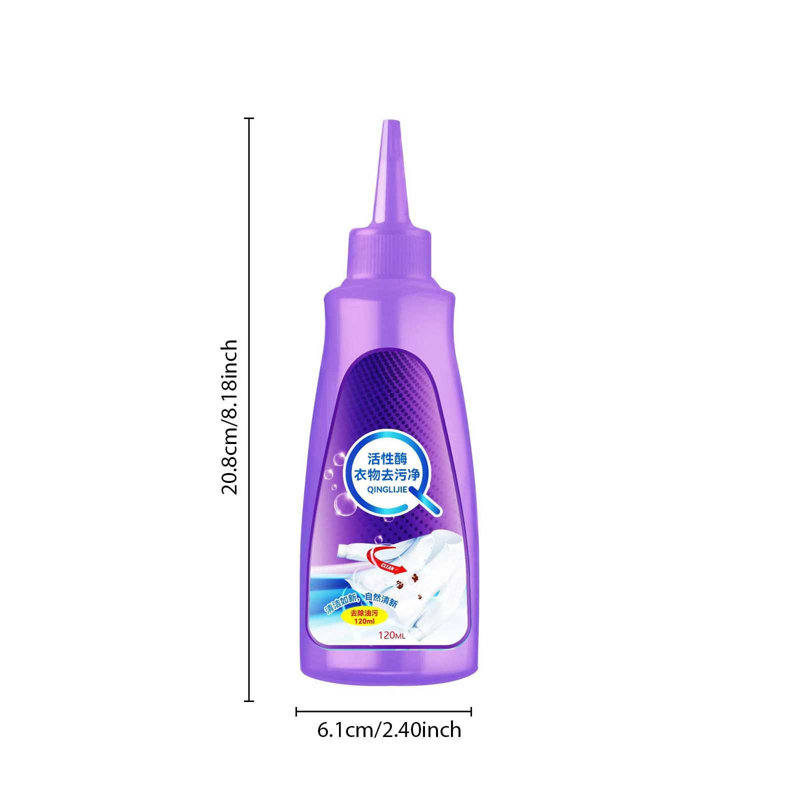 Laundry Stain Remover 2pc Active Enzyme Laundry Detergent Laundry Stain Remover Laundry Detergent  120ml