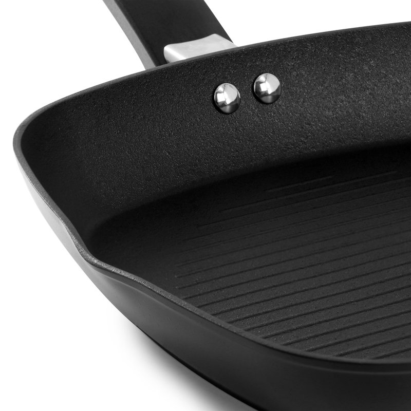 Poêle gril antiadhésive en aluminium noir de 10 po Oster Connelly