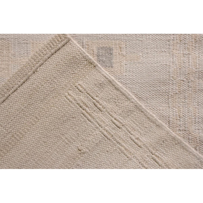 Rug & Kilim’S Scandinavian Rug In Beige Brown Geometric Pattern, Rectangle 6' x 9'