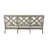 Haley Teak Outdoor Lattice Back Sofa-38579447-38579391-121778796
