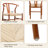 Wishbone Chair Solid Wood Y-Back Dining Chairs-2126938421