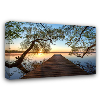 Framed  Giclee Reproduction On Gallery Wrapped Canvas