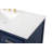 Sinclaire 48'' Single Bathroom Vanity with Engineered Marble Top-804007024