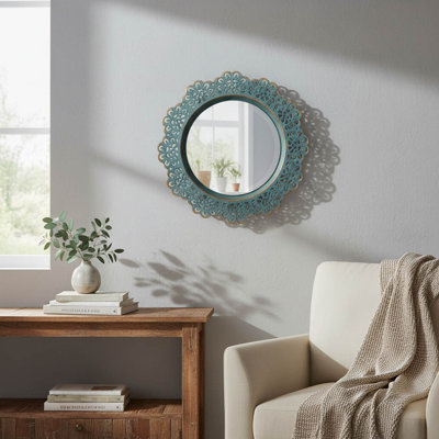 Metal Round Mirror