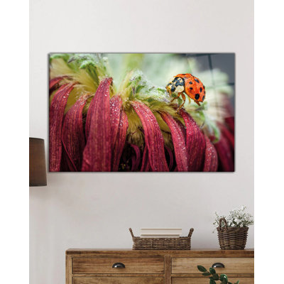 Superbe peinture décorative en verre trempé de 23,6 po x 35,4 po | 100% verre trempé, épaisseur: 0,16 pouce | Parfait pour la décoration intérieure, l'esthétique moderne et l'art mural élégant