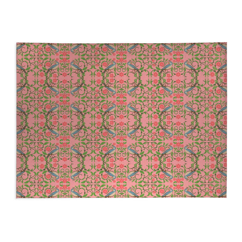 Tweetie Soft Step Outdoor Area Rug, Rectangle 10' x 8', Pink